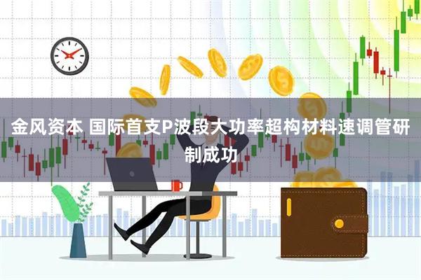 金风资本 国际首支P波段大功率超构材料速调管研制成功