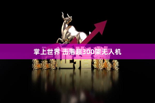 掌上世界 击落超300架无人机