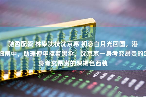 驰盈配资 林染沈枝沈京寒 初恋白月光回国，港圈疯魔了 细雨中，助理傅年撑着黑伞，沈京寒一身考究昂贵的深褐色西装